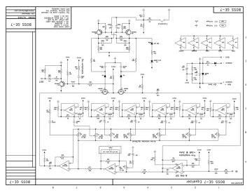 Boss GE 7 schematic circuit diagram